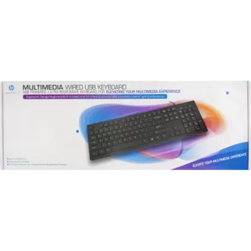 (Open Box) HP CK420U Wired USB Multi-device Keyboard  (Black)
