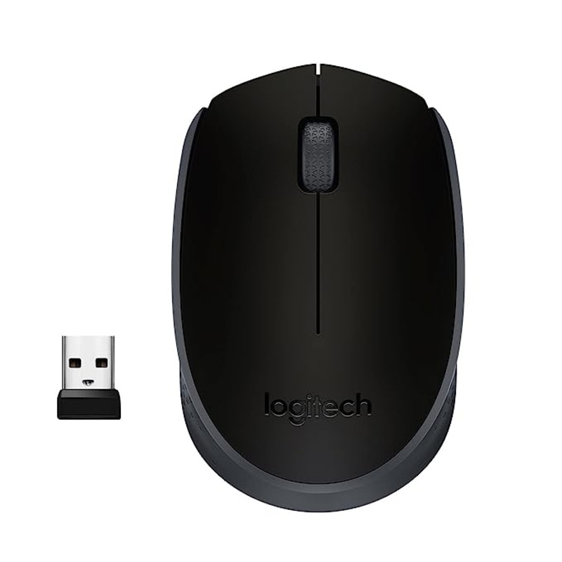 (Open Box) Logitech B170 Wireless Mouse, 2.4 GHz with USB Nano Receiver, Optical Tracking, 12-Months Battery Life, Ambidextrous, PC/Mac/Laptop – Black