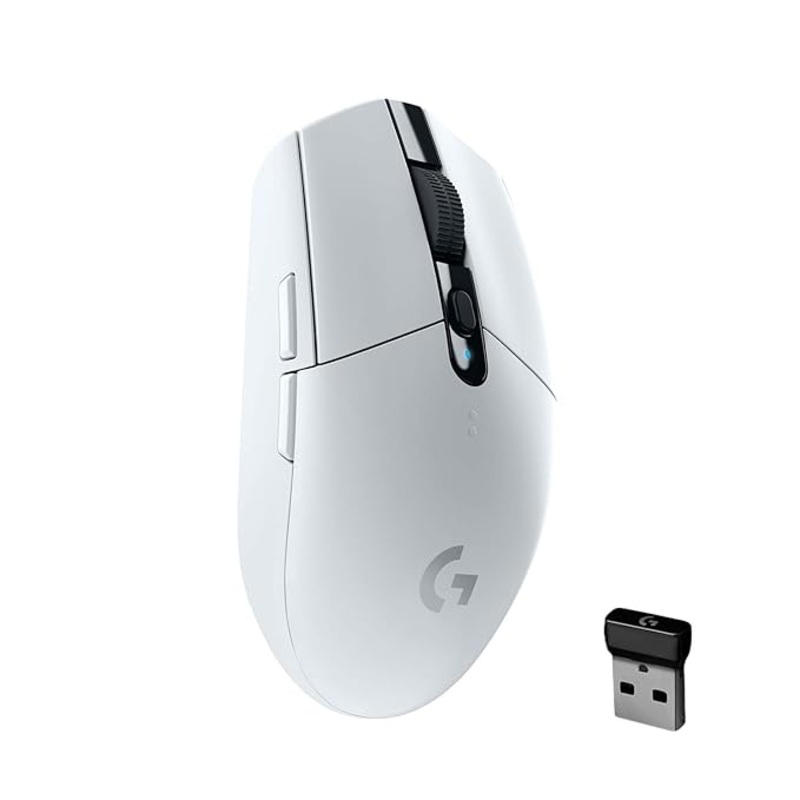 (Open Box) Logitech G304 Lightspeed Wireless Gaming Mouse, Hero Sensor, 12,000 DPI, Lightweight, 6 Programmable Buttons, 250h Battery Life, On-Board Memory, Compatible with PC/Mac