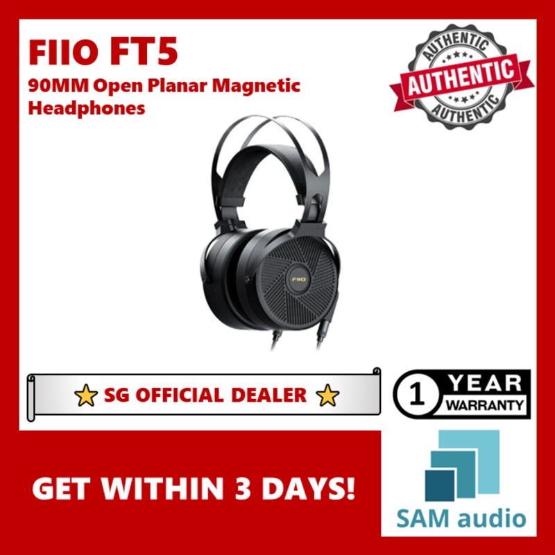 [SG] FiiO FT5 90MM Open Back Planar Magnetic Headphones