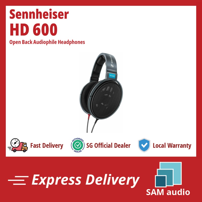 [SG] Sennheiser HD 600 (HD600) – Open Back Audiophile Headphones