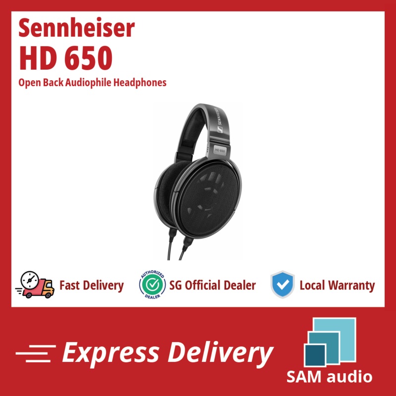 [SG] Sennheiser HD 650 (HD650) – Open Back Audiophile Headphones