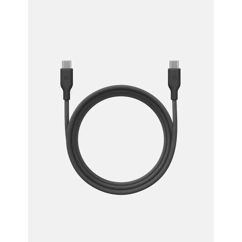 BAZIC GOCHARGE WEAVE C-C CABLE 480MBPS – 60W 1.5M – BLACK