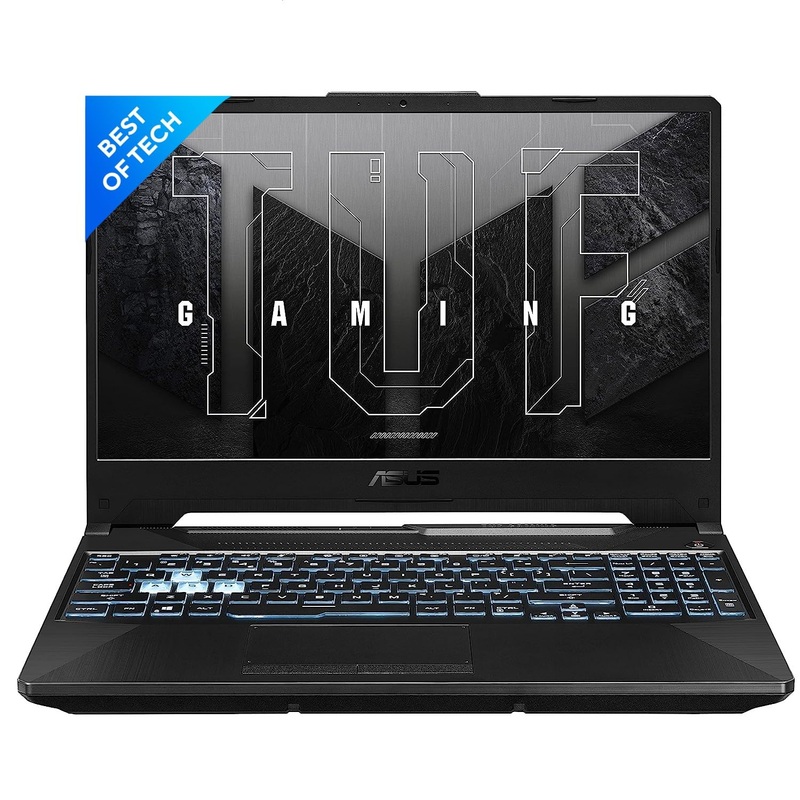 (Brand Refurbished) ASUS TUF Gaming A15, 15.6 (39.62 cm) FHD 144Hz, AMD Ryzen 9 5900HX, 6GB RTX 3060, Gaming Laptop (16GB/512GB SSD/90WHrs Battery/Windows 11/Black/2.30 Kg), FA506QM-HN124W