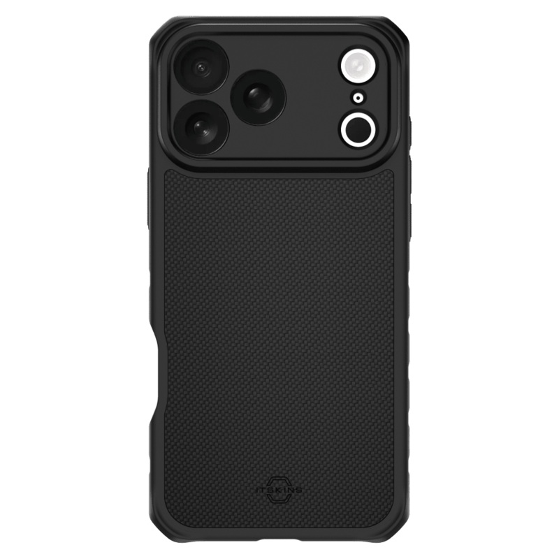 ITSKINS – Hybrid_R Nylon MagSafe Case for Apple iPhone 17 Pro – Black