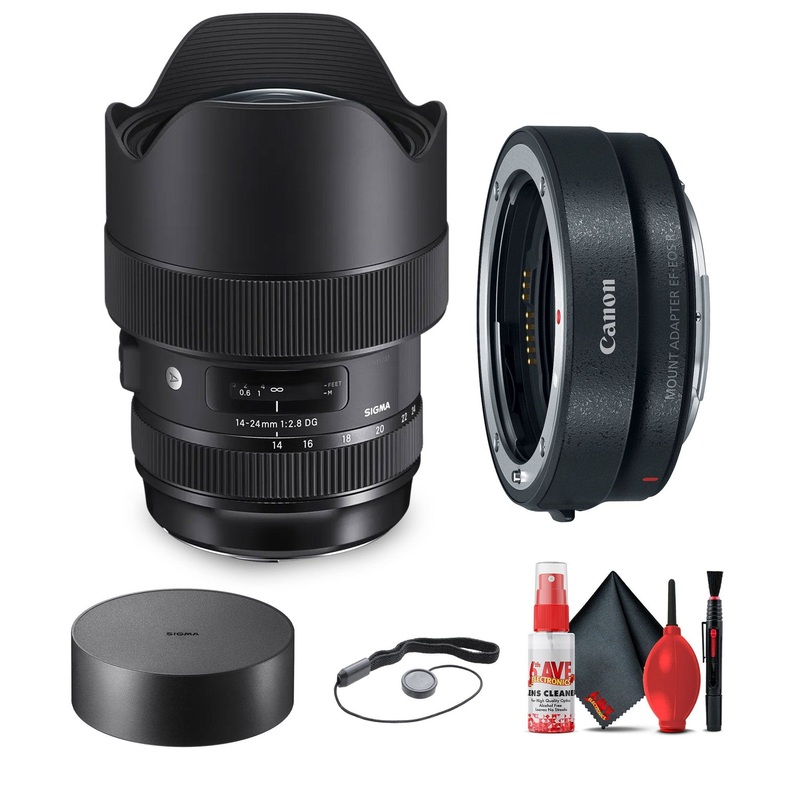 Sigma14-24mm f/2.8 DG HSM Art Lens for Canon EF Bundle