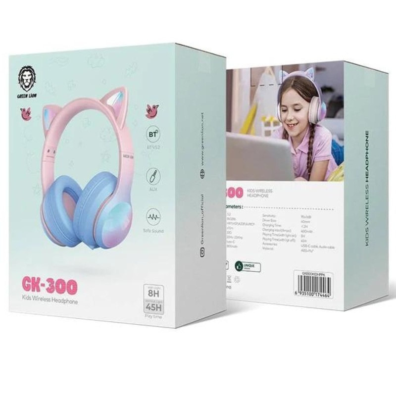 Green Lion GK-300 Kids Wireless Headphones