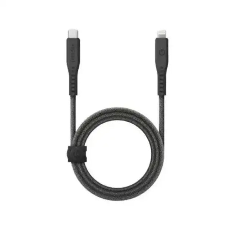 ENERGEA FLOW USB-C TO LIGHTNING CABLE 1.5M – BLACK
