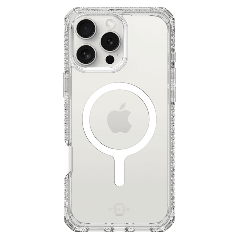 ITSkins Hybrid_R Clear MagSafe Case for Apple iPhone 16 Pro Max