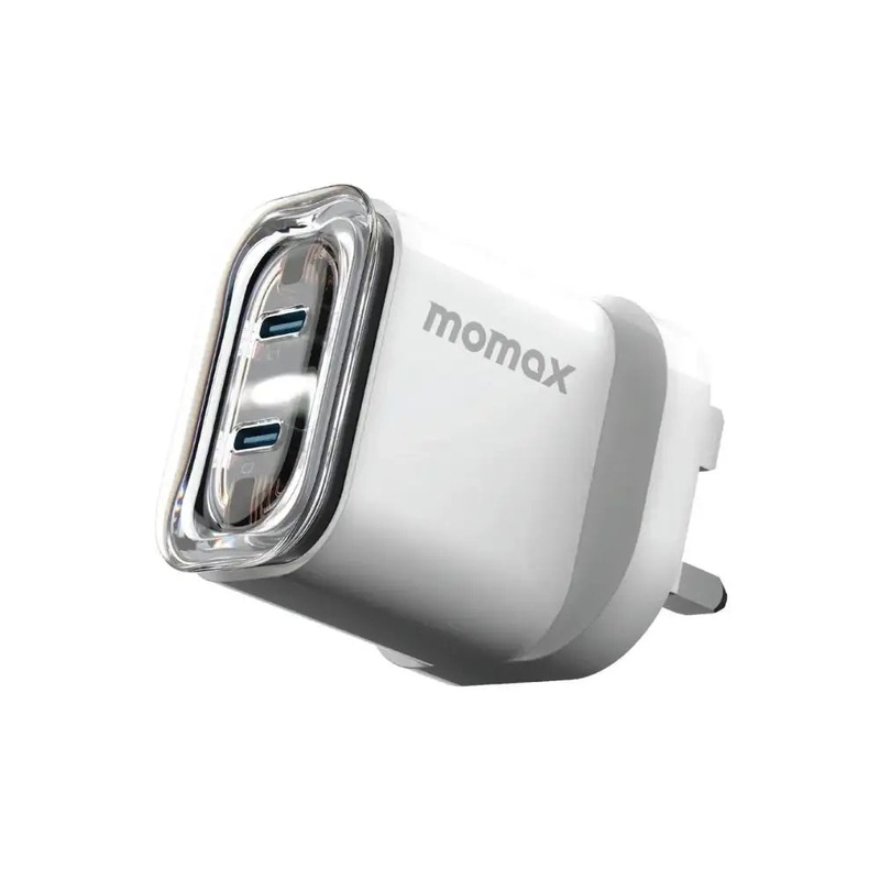 UM51UKW | Momax 1-ChargeFlow35W2-PortCharger | UK | White