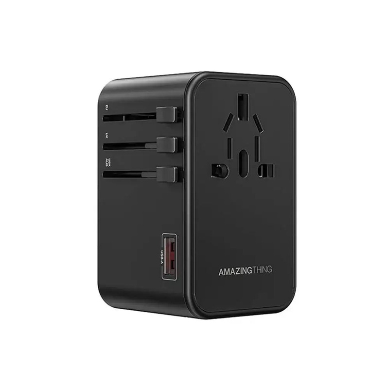 AMAZINGTHING | Explorer PD 35W 5 Ports 2A+3C Travel Charger | Black