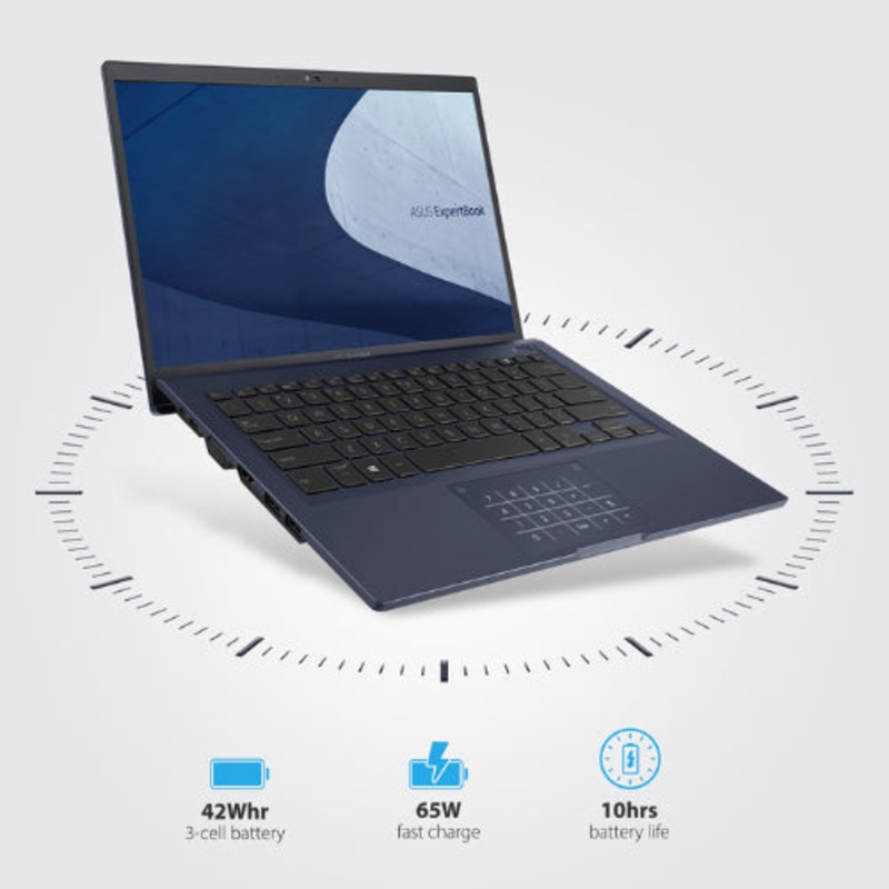 (Brand Refurbished) Asus Expertbook Laptop B1400CEAE-EK2319R (Intel Core i5-1135G7 processor/8G DDR4 on board/512GB M.2 NVMe PCIe  Ssd/Windows 10 Pro/IntelUHD Graphics/14 inch)