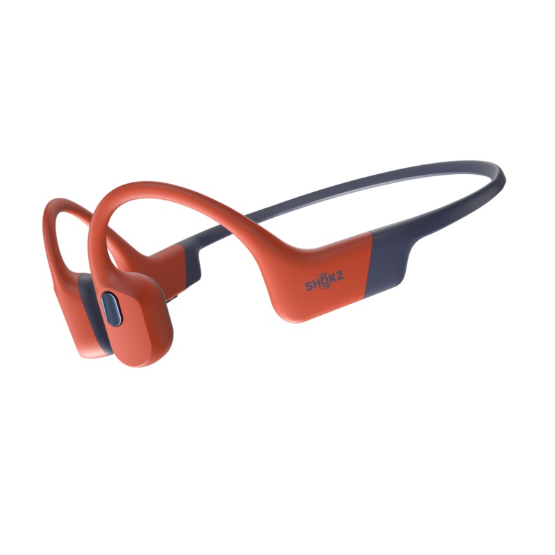 Shokz OpenSwim Pro Open-Ear Waterproof Bluetooth Headphones  Red | 38-S710RD