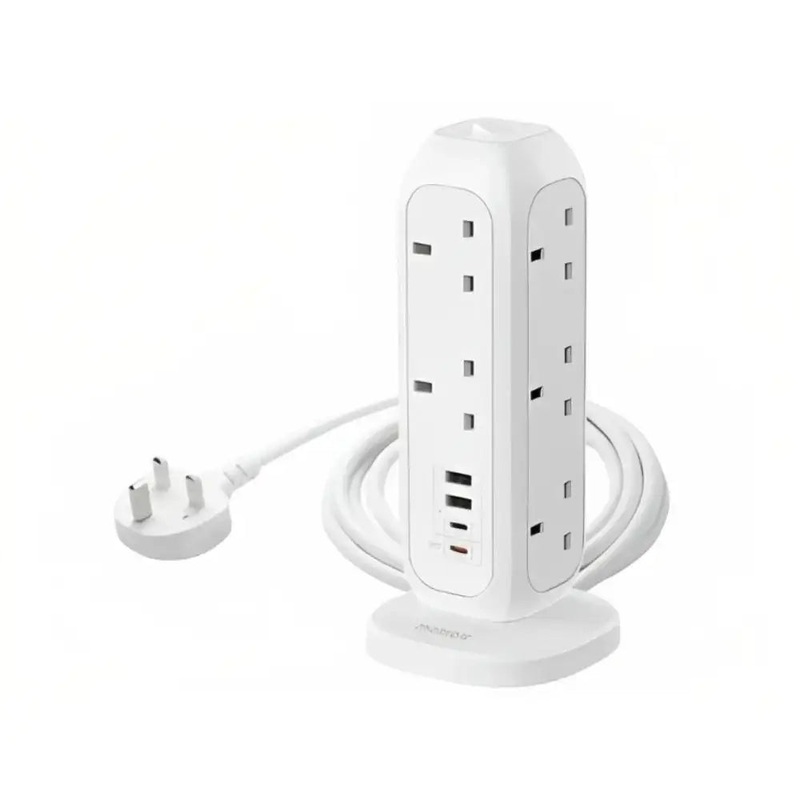 US11UKW | Momax ONEPLUG11-OutletPowerStripWithUSB