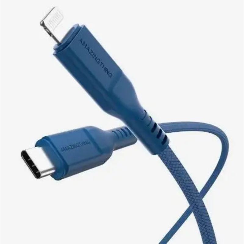 AMAZINGTHING  , AT THUNDER PRO LIGHTNING TO USB-C , 3.2A 30W , 1.1 M , BLUE , CLC110MTHBU