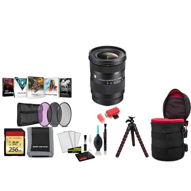 Sigma 16-28mm f/2.8 DG DN Contemporary Lens (Sony E) with Tripod and More