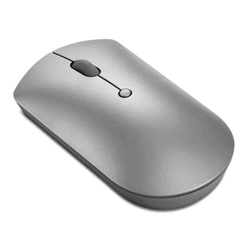 (Open Box) Lenovo 600 Bluetooth 5.0 Silent Mouse: Compact, Portable, Dongle-Free Multi-Device connectivity with Microsoft Swift Pair | 3-Level Adjustable DPI up to 2400 | Battery Life: up to 1 yr