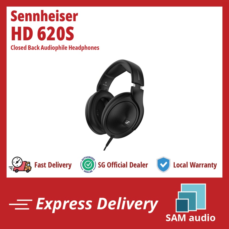 [SG] Sennheiser HD 620S (HD620S) – Closed Back Audiophile Headphones
