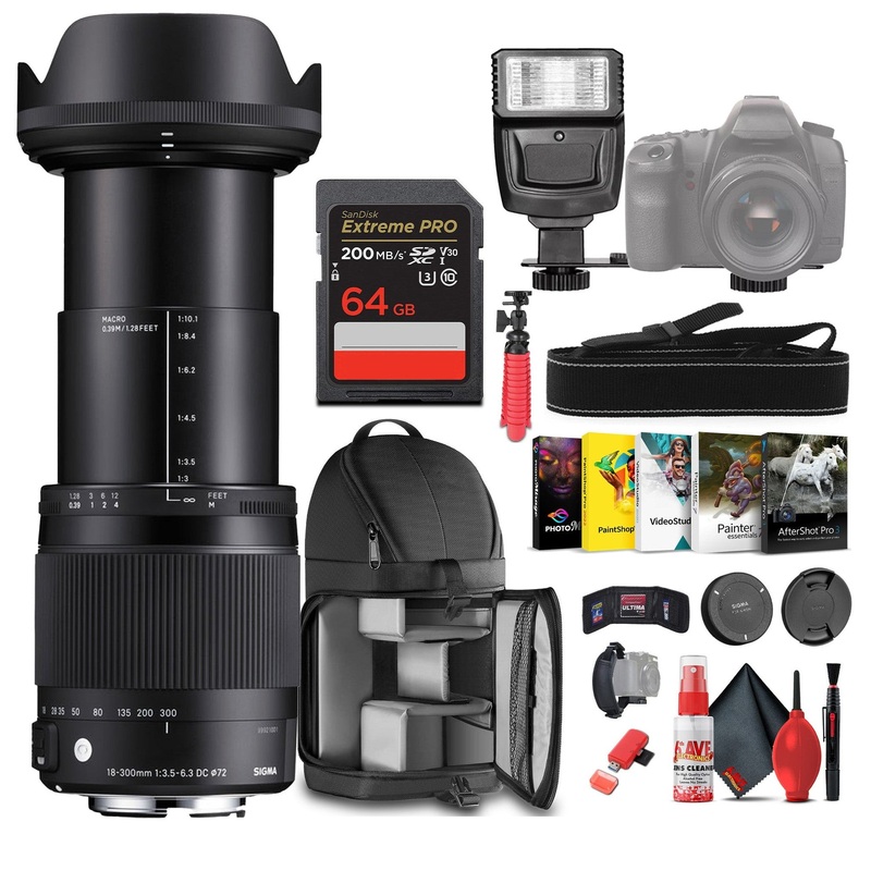 Sigma 18-300mm f/3.5-6.3 DC Macro OS HSM Contemporary Lens for Nikon F