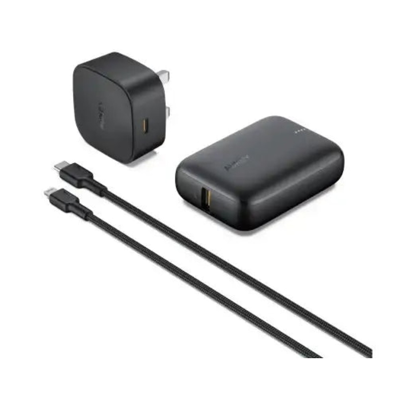 Aukey Minima 20W PD, 20000mAh PD Power Bank with 45W PD , Bundle