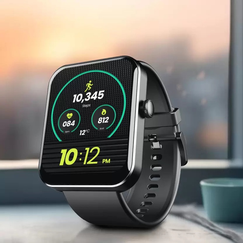 (Open Box) boAt Wave Flex Connect with 1.83 HD Display,Bluetooth Calling & Premium Metal Design Smartwatch  (Active Black Strap, Free Size)