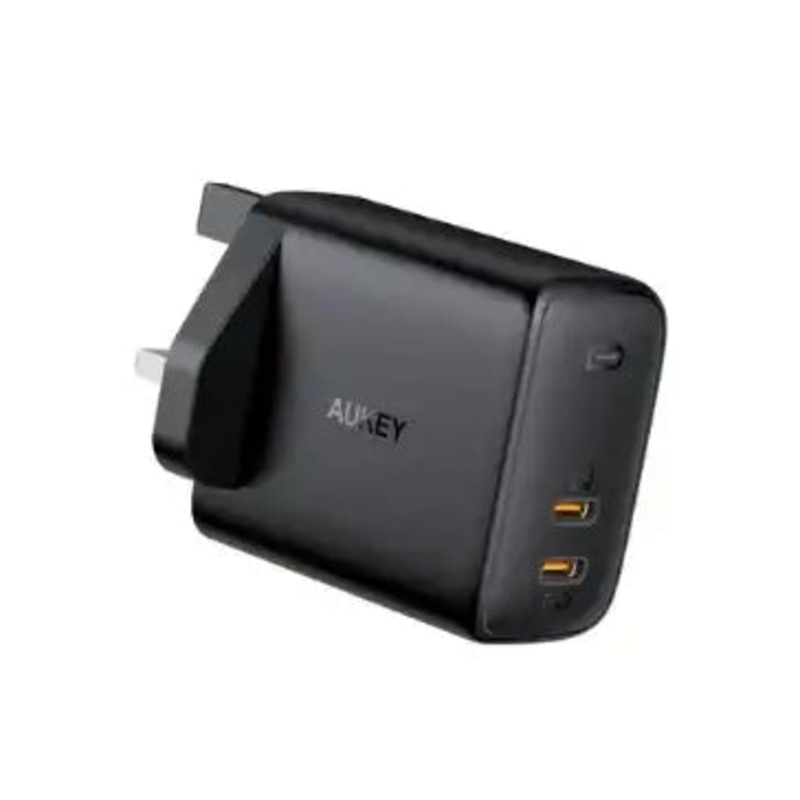Aukey Adapter 65W Dual-Port PD Charger with Dynamic Detect