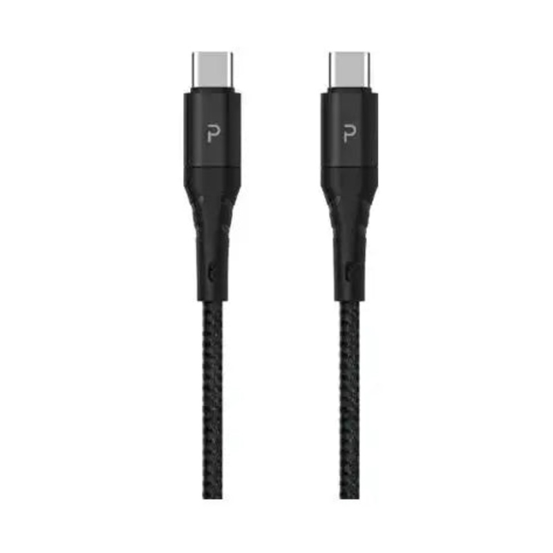 Pawa Nylon Braided 60W Data & Quick Charging USB-C to USB-C Cable 1.2m/4ft
