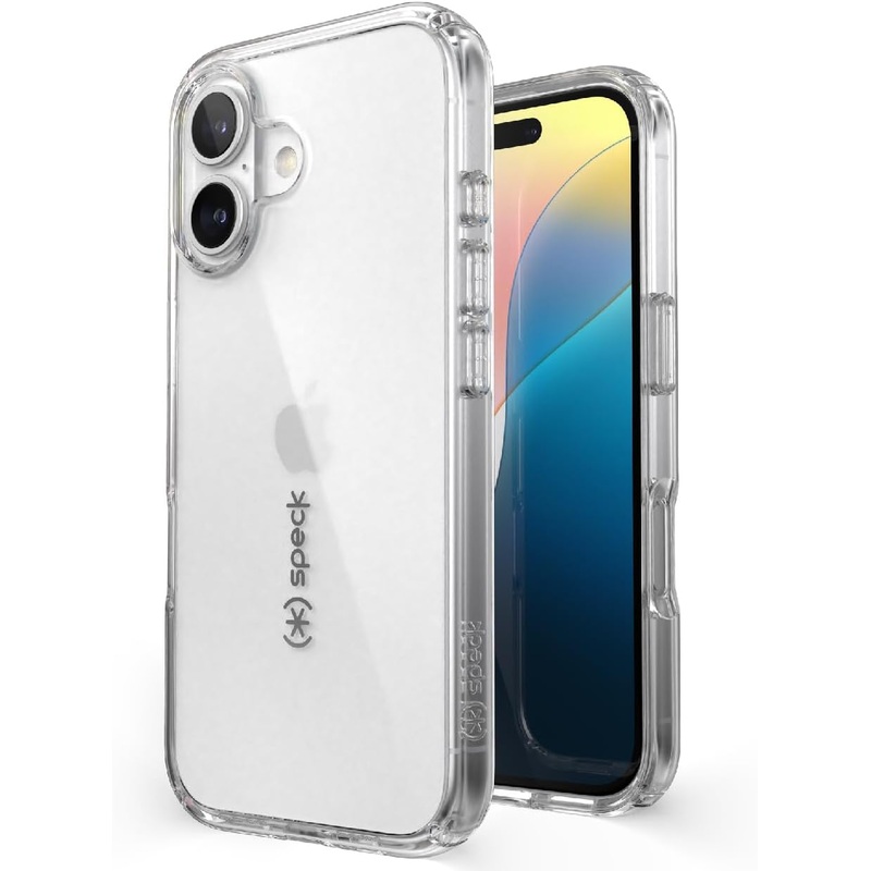 Speck – Gemshell Case for Apple iPhone 16 – Clear
