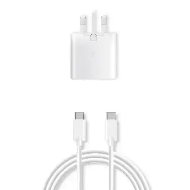 EP-TA800XWEGAE | SAMSUNG Power Adapter 25W PD | USB-C Port | USB-C To USB-C Cable – White