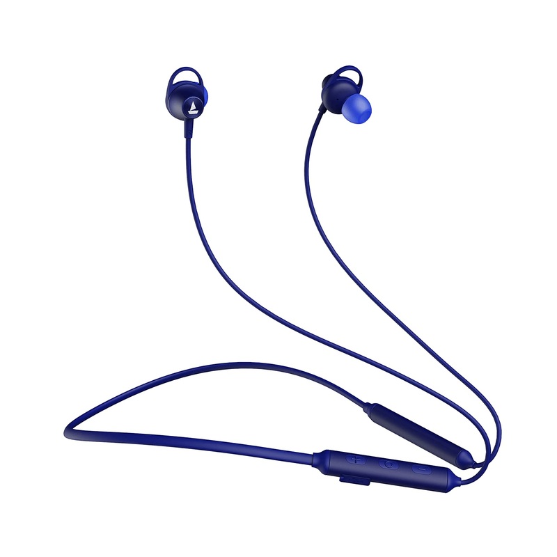 (Open box)boAt Rockerz 245v2 Bluetooth Wireless in Ear Earphones with Upto 8 Hours Playback, 12mm Drivers, IPX5, Magnetic Eartips, Integrated Controls and Lightweight Design with Mic (Navy Blue)