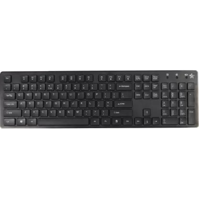 (Open Box) Flipkart SmartBuy KM-206W Wireless Laptop Keyboard  (Matte Black)