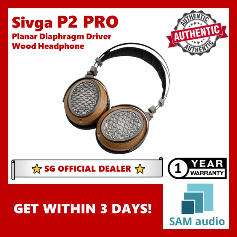 [SG] SIVGA P2 PRO (PII PRO) Planar Diaphragm Driver Wood Headphone