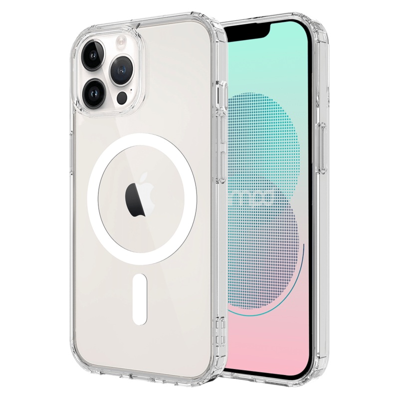 AMPD TPU / Acrylic Crystal Clear MagSafe Case for Apple iPhone 12 Pro Max Clear