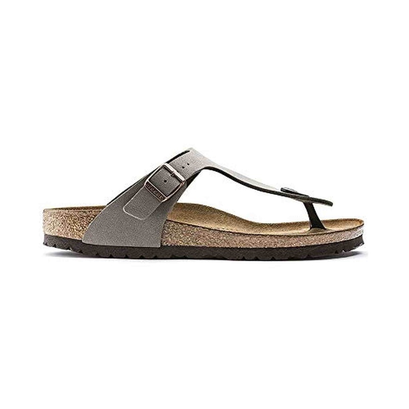 Birkenstock Men’s Flip Flop Sandals, Grey Stone Stone, 6.5 Narrow