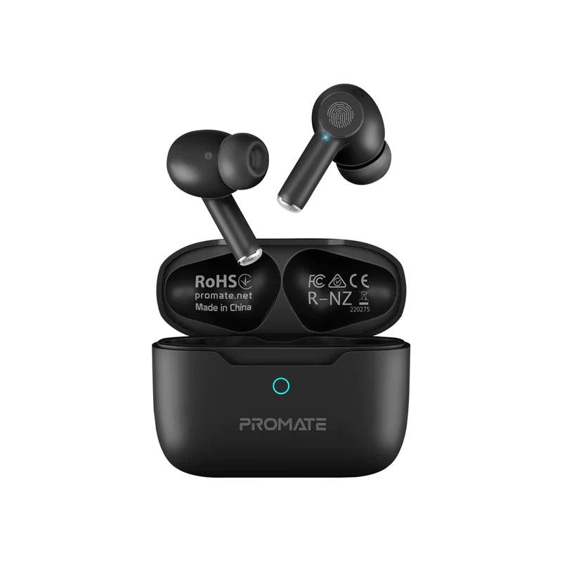 PROMATE ProPods HD Sound & Active Noise Cancellation – Black