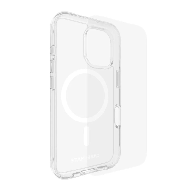 Case-Mate – Protection Pack Tough MagSafe Case and Glass Screen Protector for Apple iPhone 16 plus