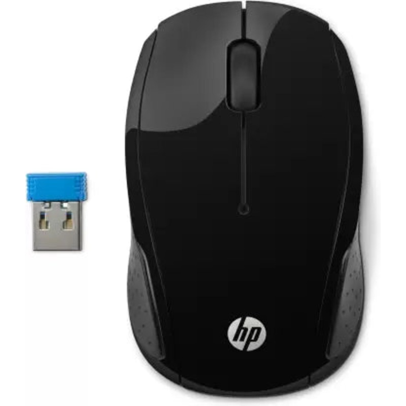 (Open Box) HP 200 Wireless Optical Mouse  (2.4GHz Wireless, Black)