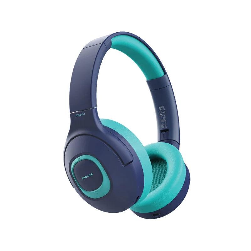 Promate Coddy SafeAudio Wireless Headphones for Kids – Blue