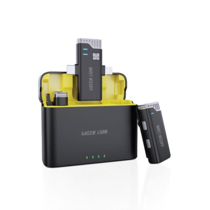 Green Lion 2 in 1 360 Microphone USB-C Lightning