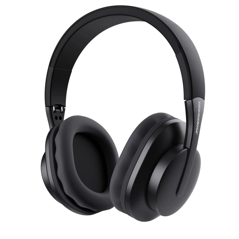 RockRose Reggae Max Headphones Bluetooth & Wired Hi Fi Sound – Black