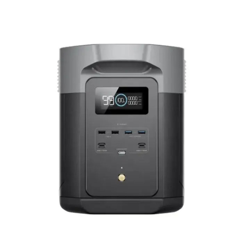EcoFlow DELTA 2 Max Portable Power Station 2084Wh capacity, 2400W rated output, X-Boost up to 3100W