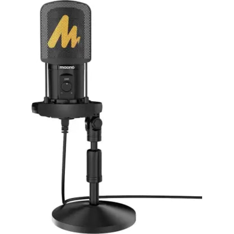 (Open Box) MAONO AU-PM461T Cardioid Studio Condenser with Metal Pop Filter Microphone