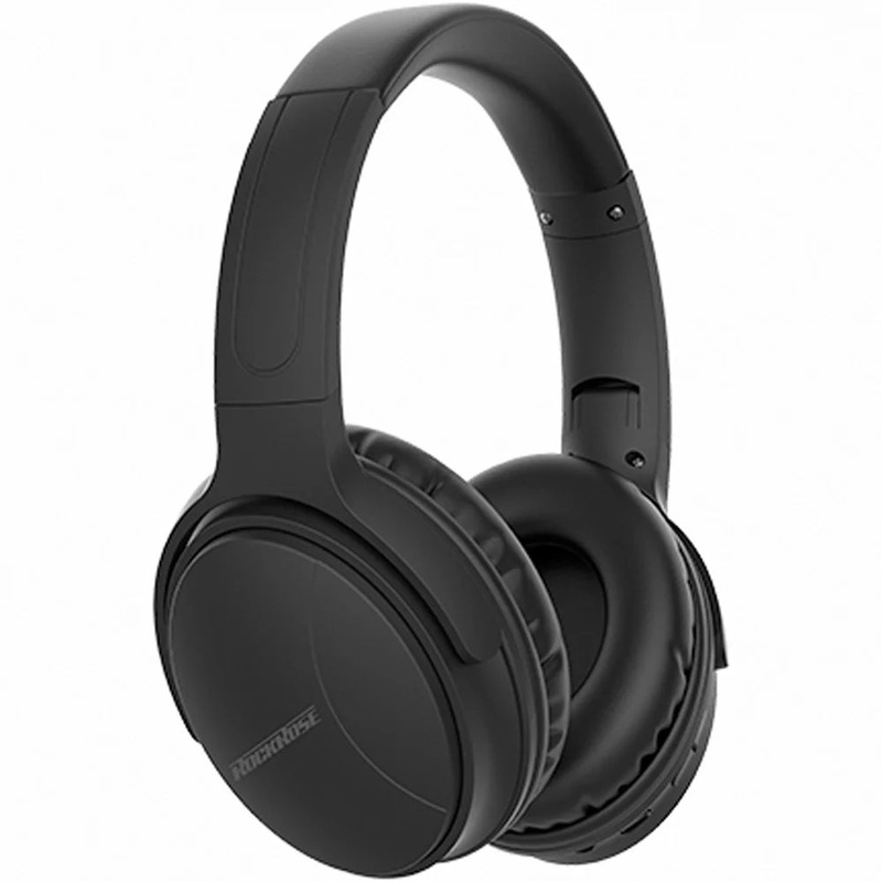 RockRose Reggae MH Bluetooth Headphones Immersive Sound – Black