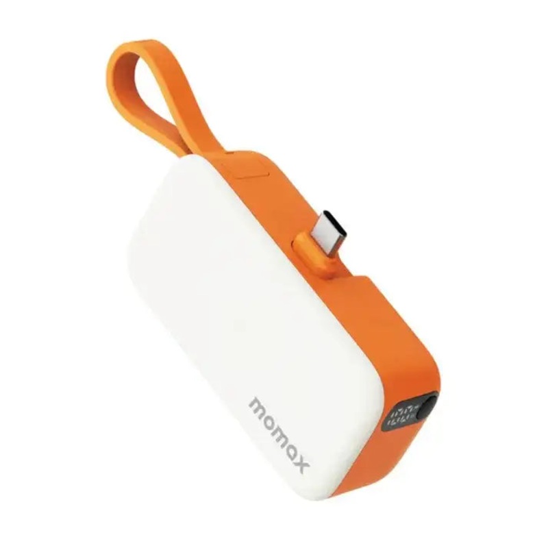 IP130M | Momax 1-PowerMini5000mAhBulit-infoldableUSB-CBatterypack| Orange