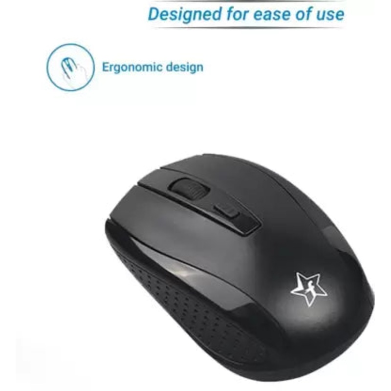 (Open Box) Flipkart SmartBuy M7012 Wireless Optical Mouse  (2.4GHz Wireless, Black)