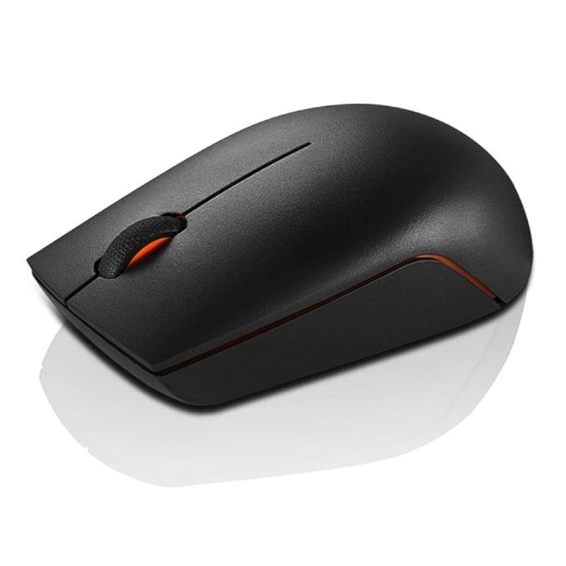 (Open Box) Lenovo 300 Wireless Compact Mouse, 1000 DPI Optical sensor, 2.4GHz Wireless Nano USB, 10m range, 3-button(left,right,scroll) upto 3M left/right clicks & 1yr battery, Ambidextrous, Ergonomic GX30K79401