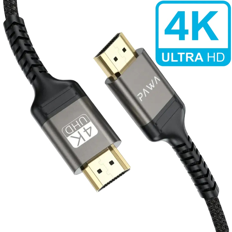 Pawa El-Caro Series Braided HDMI to HDMI 4K Cable 2M (PW-ELHD4K2M)