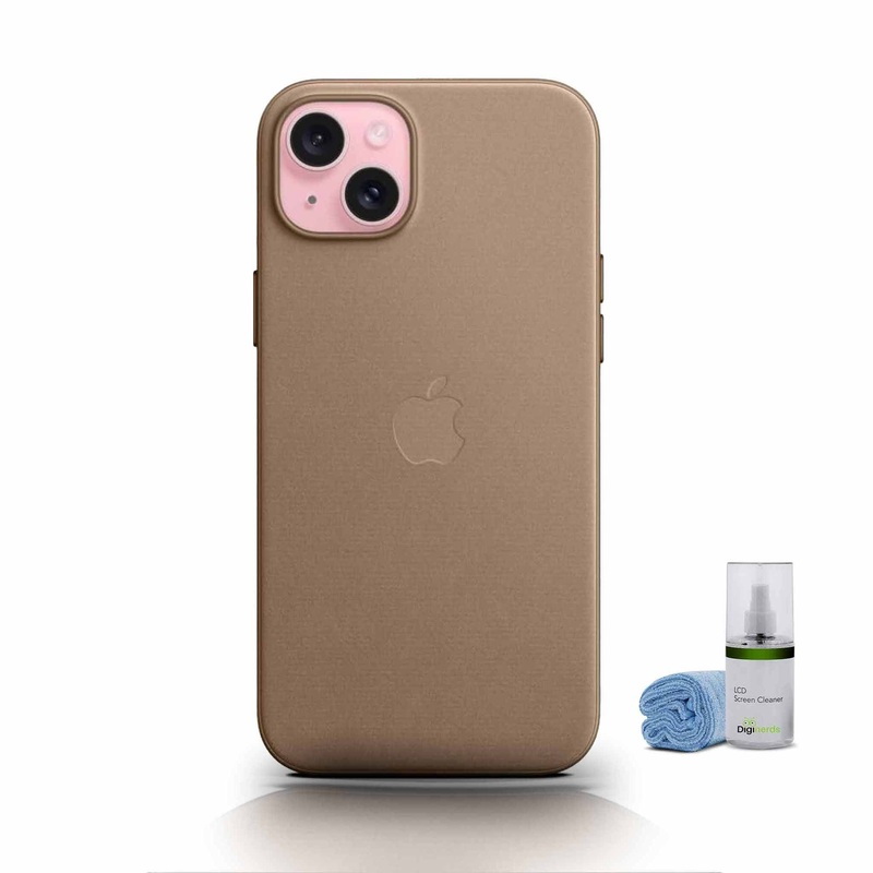 Apple iPhone 15 Finewoven Case – Taupe Bundle