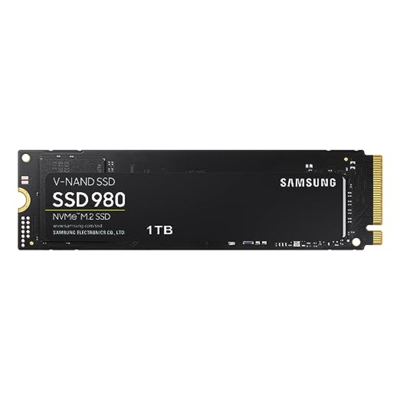 (Open Box) Samsung 980 1TB Up to 3,500 MB/s PCIe 3.0 NVMe M.2 (2280) Internal Solid State Drive (SSD) (MZ-V8V1T0)