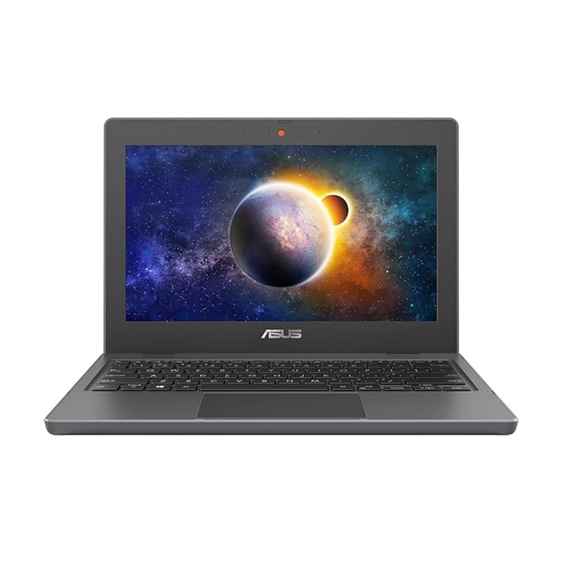 (Brand Refurbished) ASUS BR1100 Laptop, 11.6 (29.46cm) HD Anti-Glare Display, Intel Celeron N4500, 8GB RAM, 128GB SSD, MIL-STD 810H Durability, Windows 10 Home, Dark Grey, BR1100CKA-GJ0746W